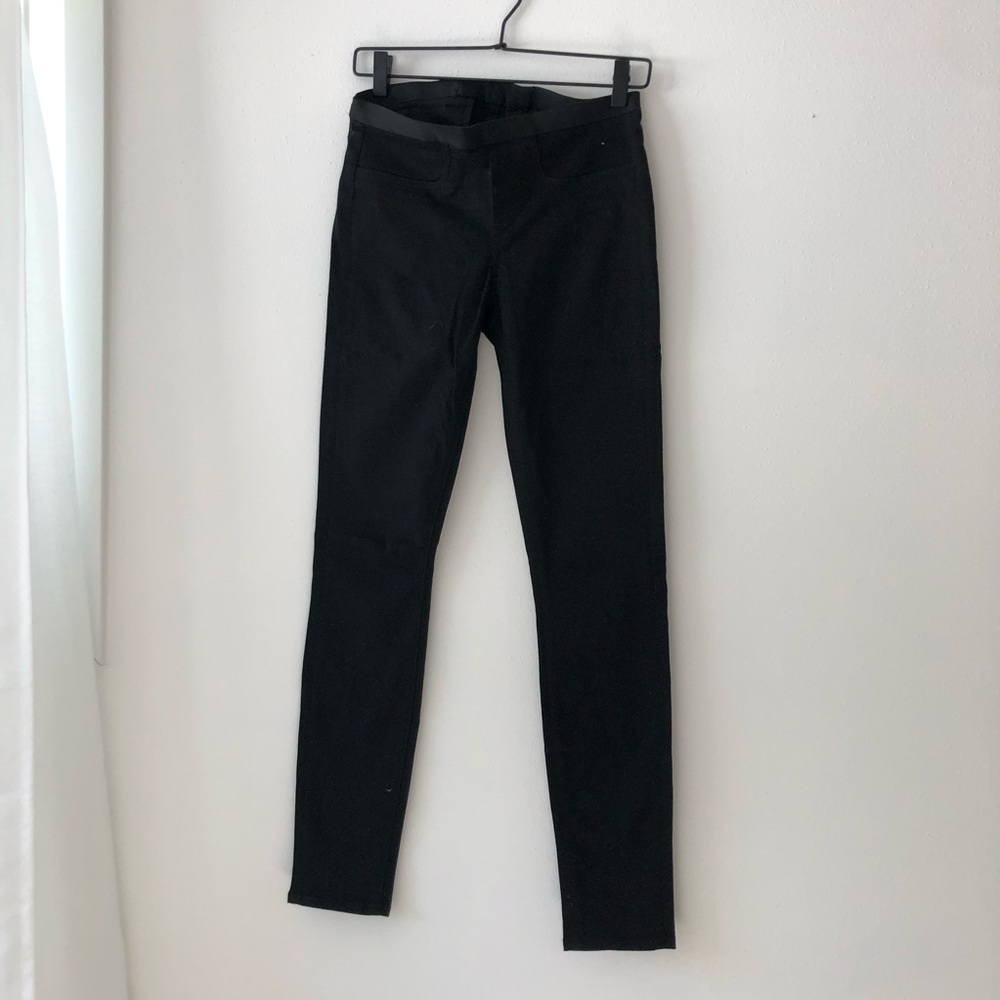 Helmut Lang Black Elastic Waist Jeans